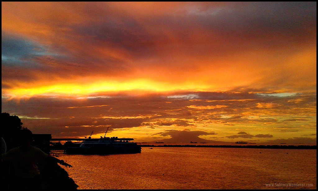sunset - manila bay