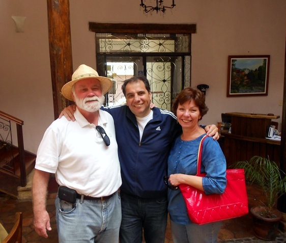 Together with Alberto Ordonez in Ecuador.