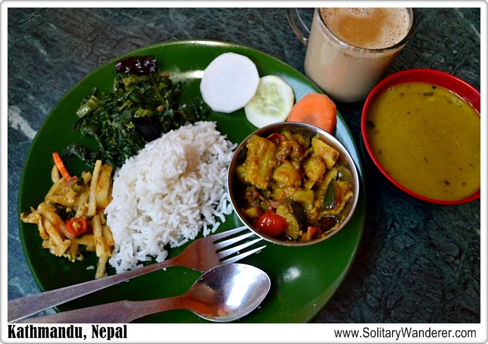 dal bhat Nepal food