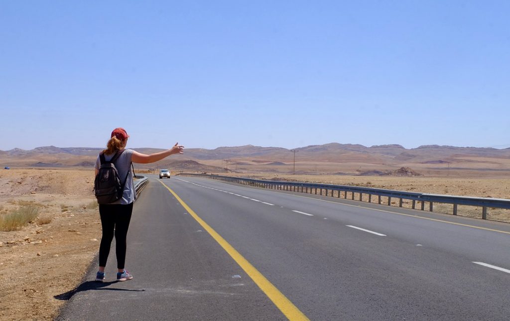 hitchhiking in Israel