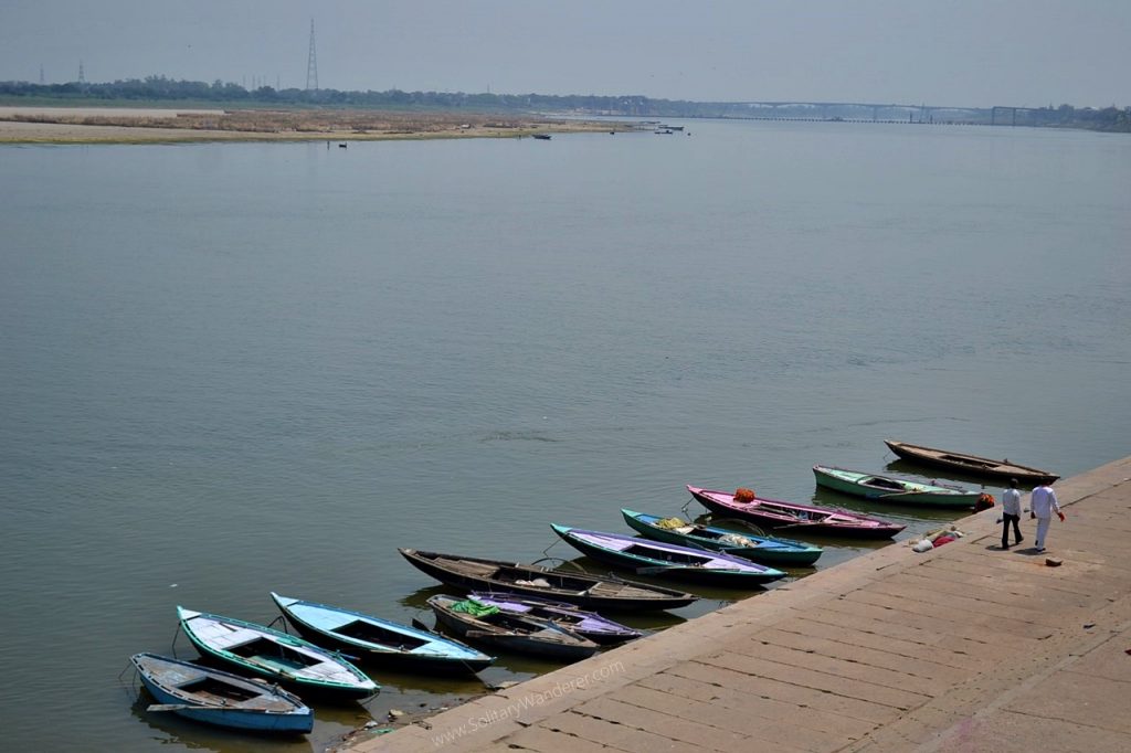 Orilla del río Ganges de Varanasi