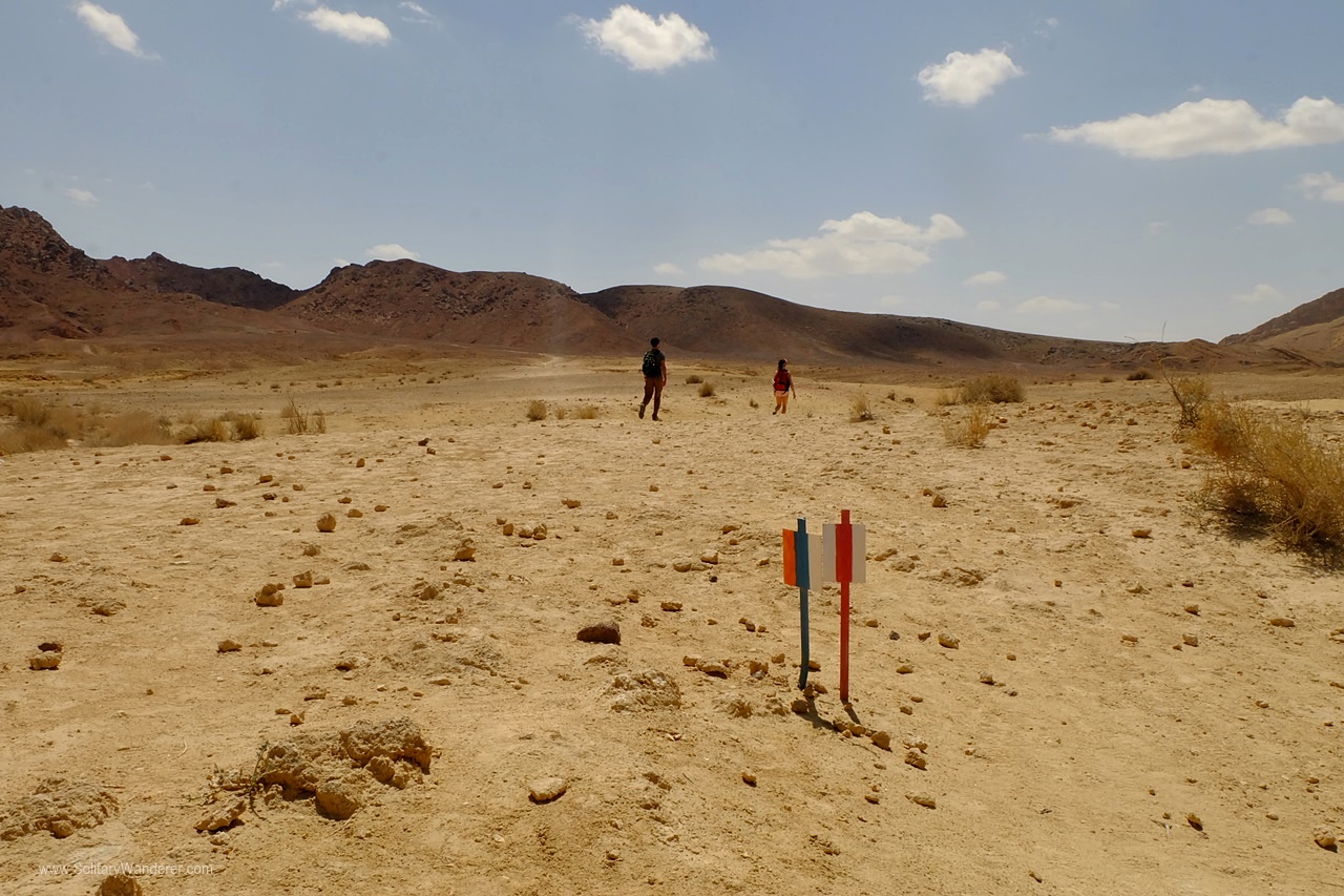israel trail markers stick