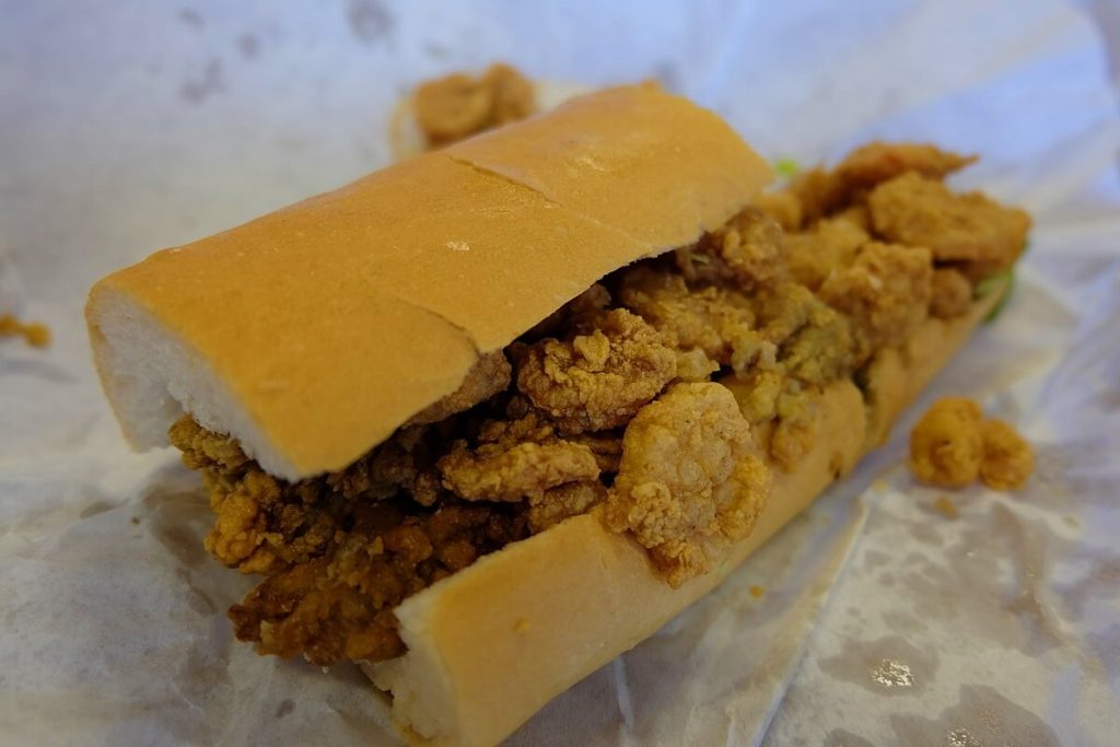 things to do in new orleans - po boy