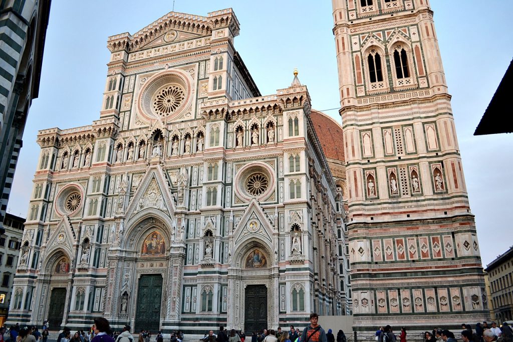 Plaza del Duomo en Florencia, Italia