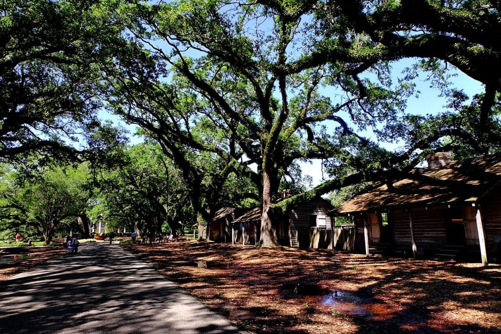 Plantación Oak Alley de los barrios de esclavos