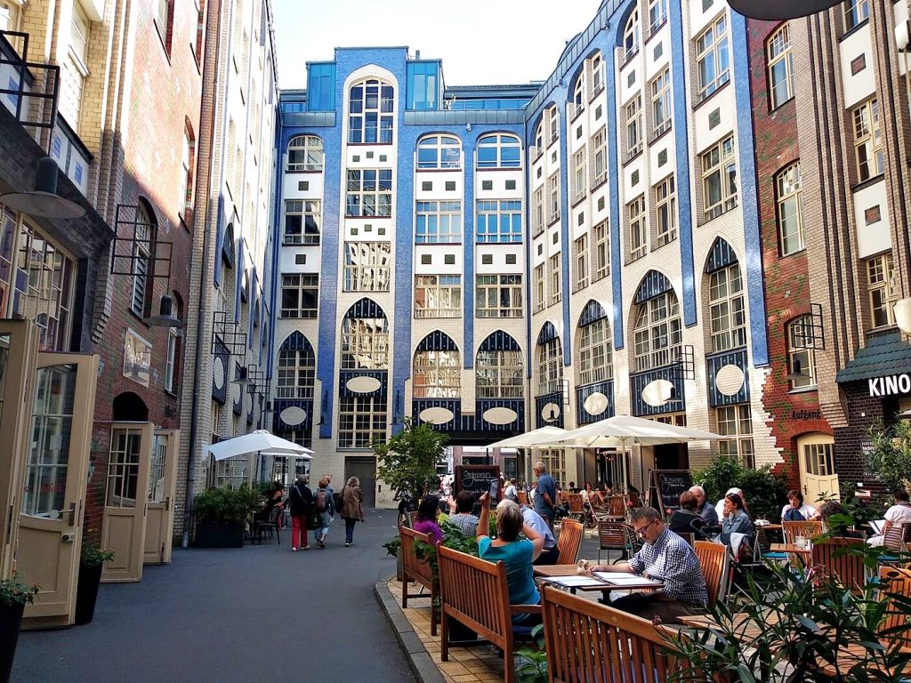 Courtyard in the former East Berlin