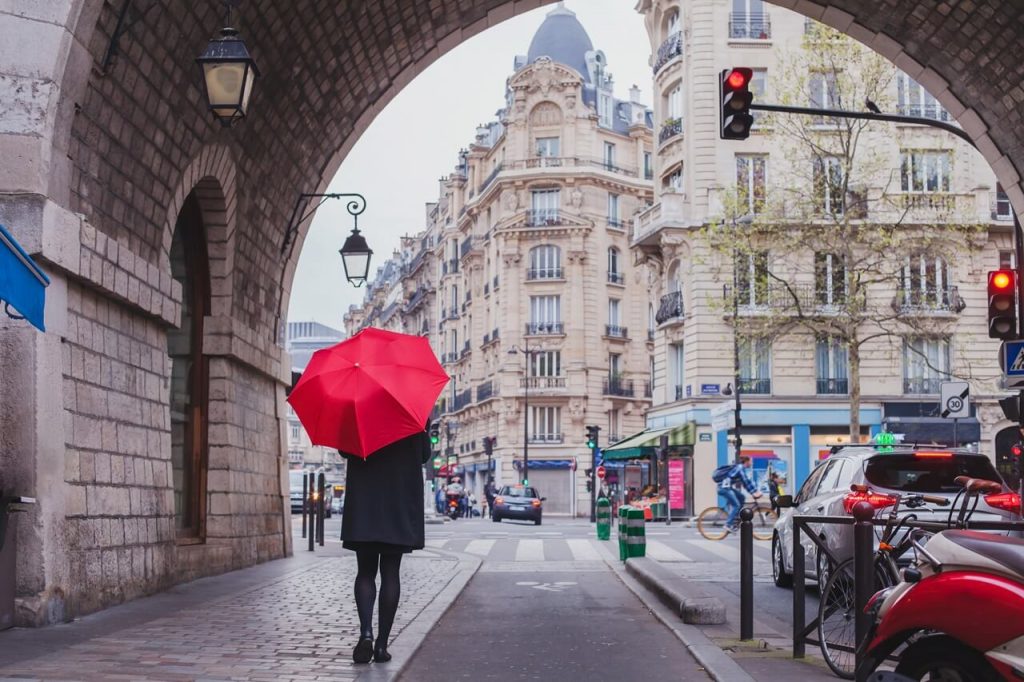 Woman in Paris, France