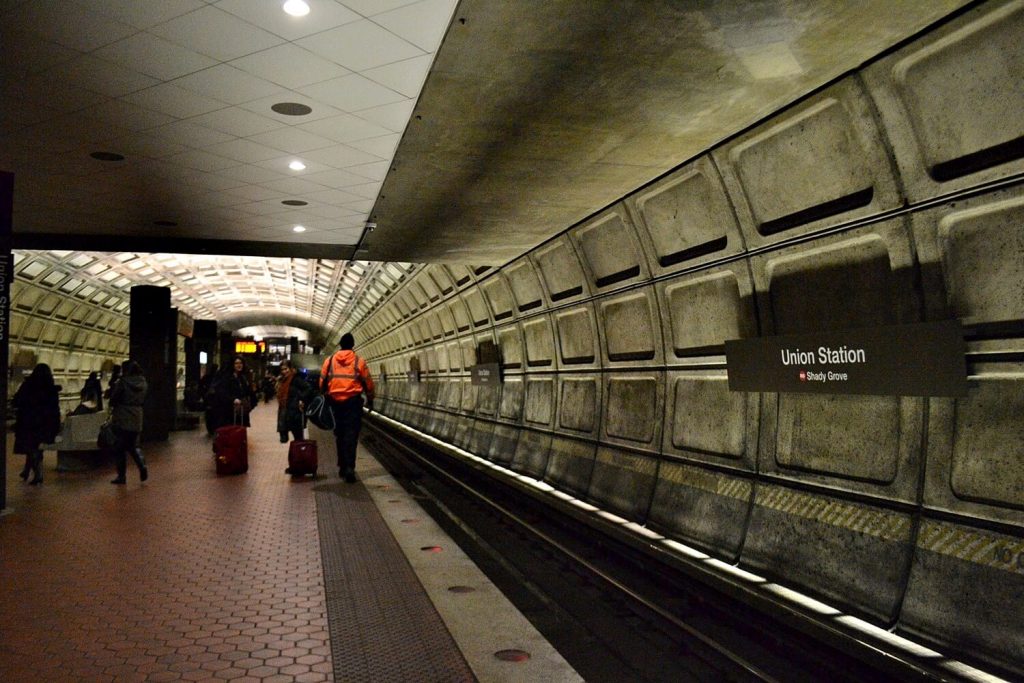 Solo Travel Tips Washington DC -- Metro Station