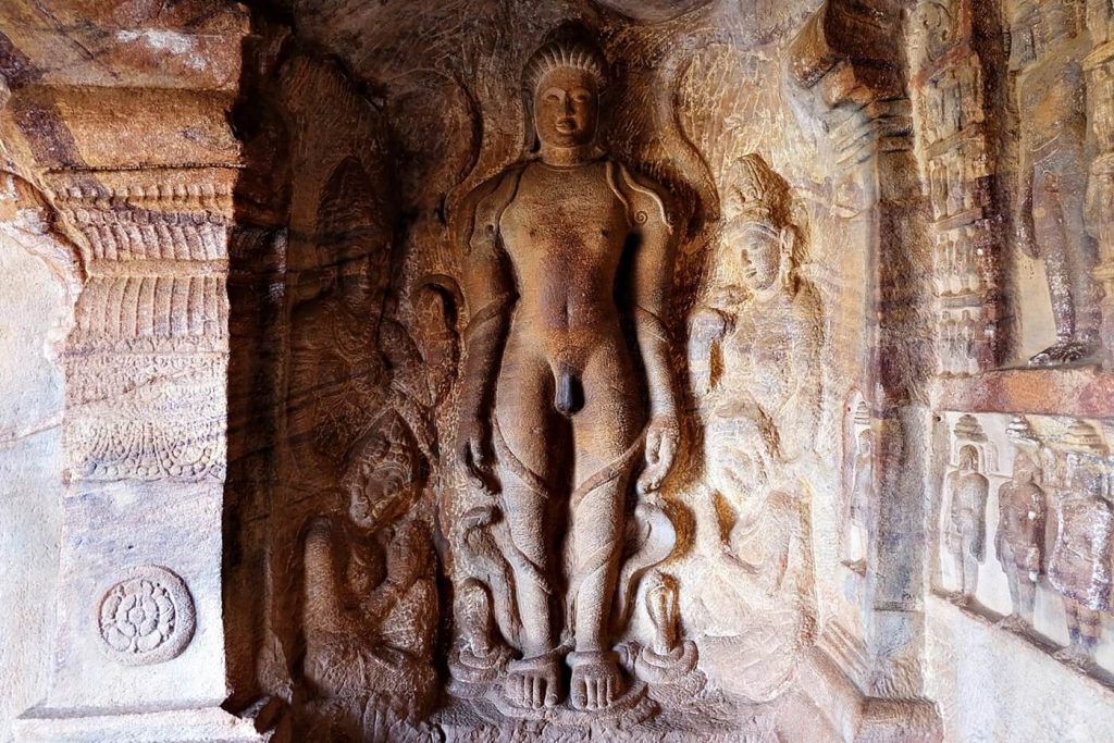 Badami Cave Temples -- inside cave 4