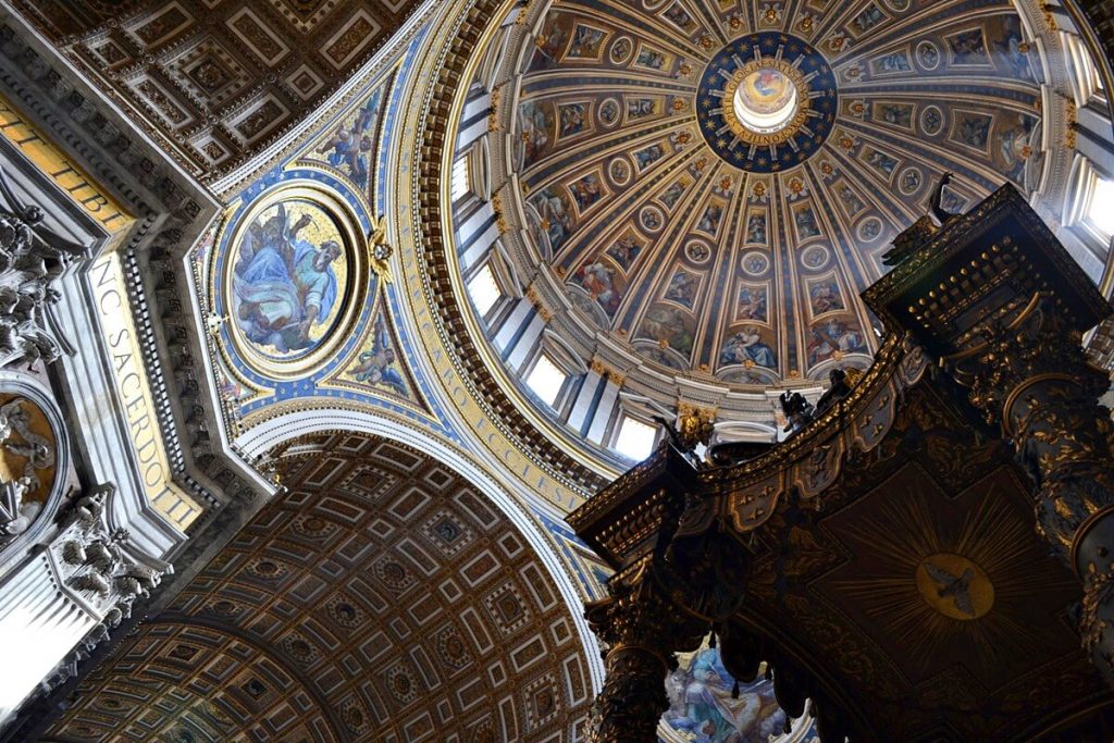 Dome inside St. Peter's Basilica