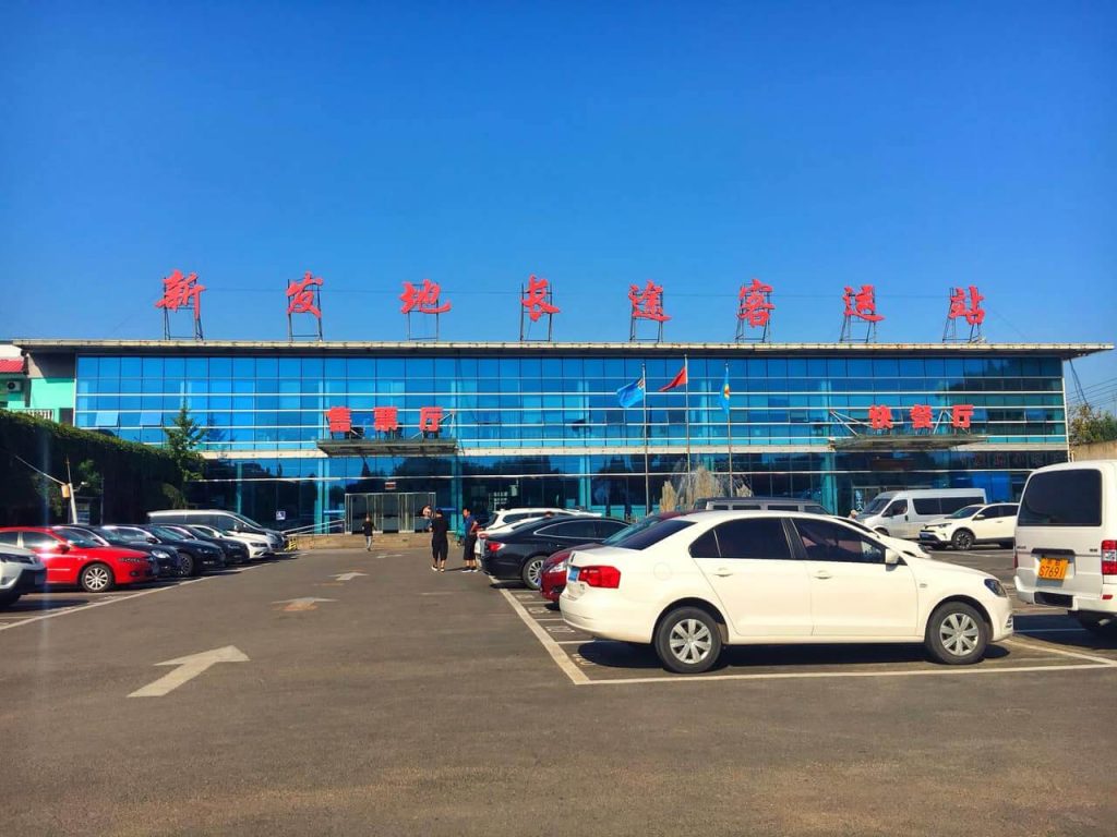 Terminal de autobuses en China